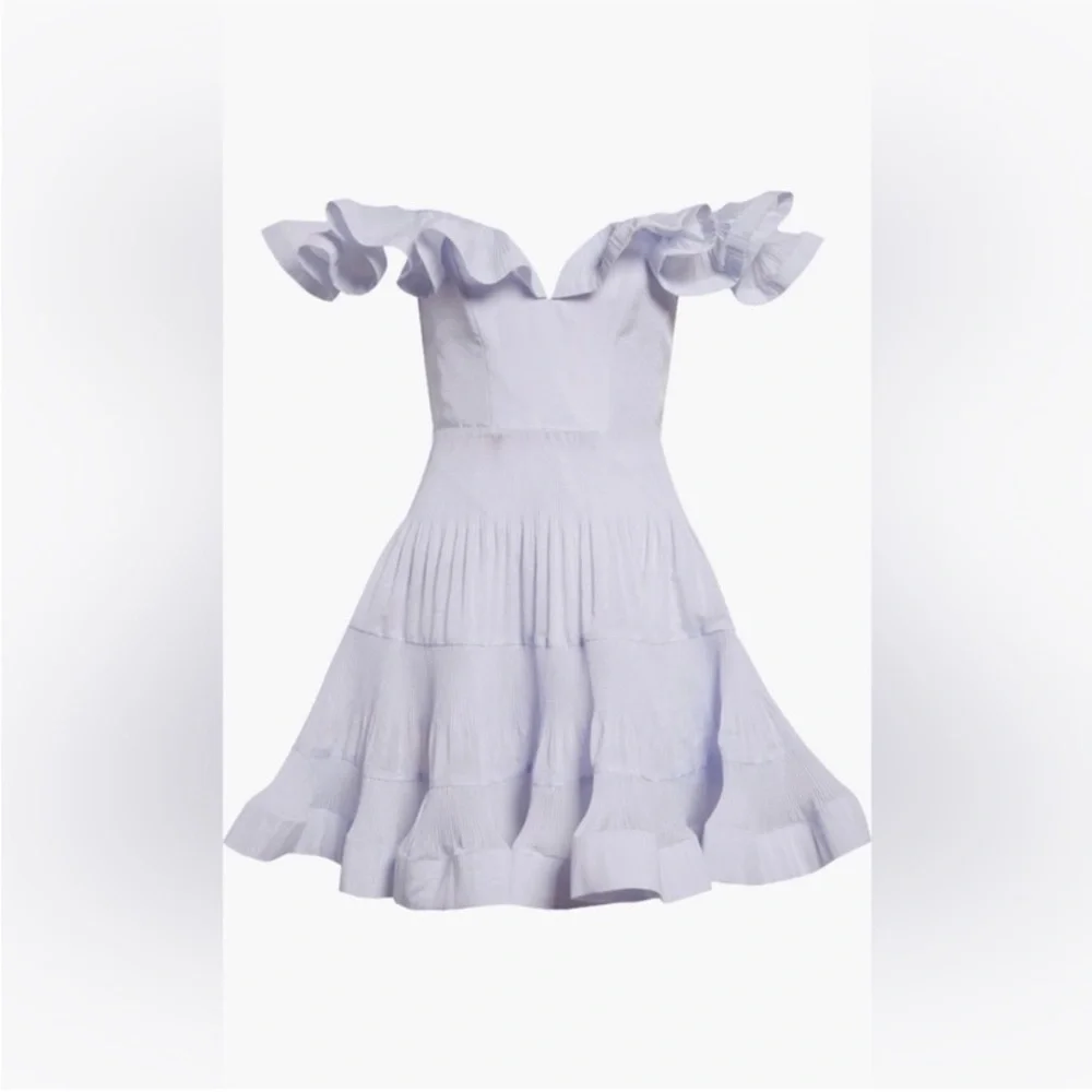 Zimmermann Ruffle-Trim Mini Dress - Picture 5 of 6